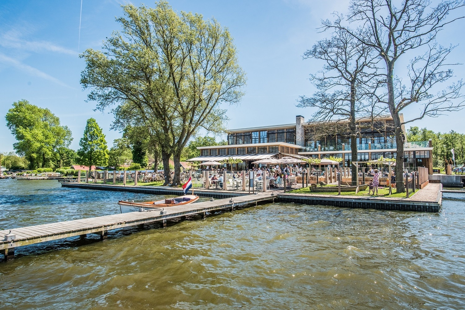 De Rietschans aan het Paterswoldsemeer in Haren.